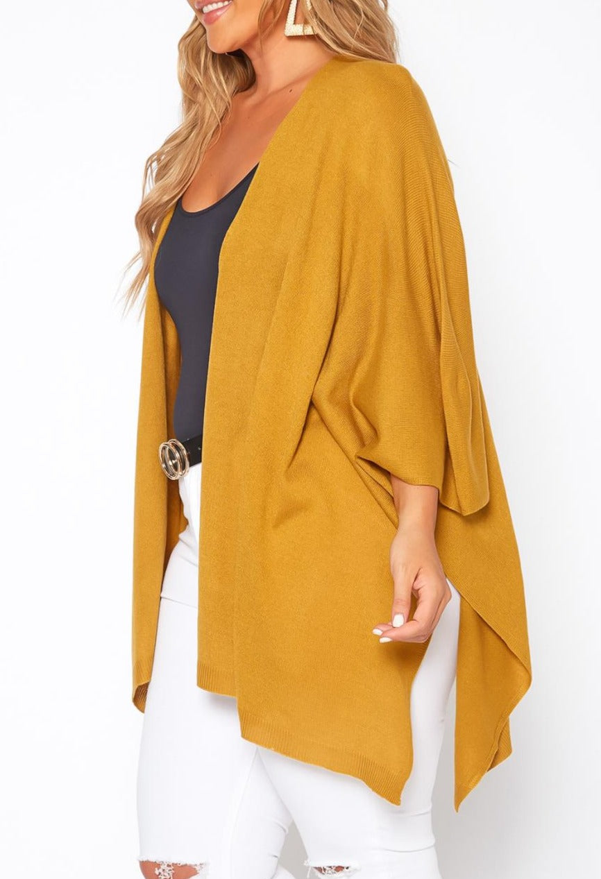 Hi Curvy Plus Size Women Ribbed Knit Cardigan Made In USA