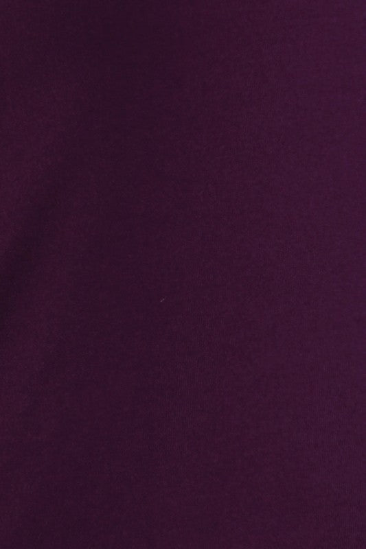 HI Curvy Plus Size Women Slit front Maxi 3/4 sleeves Shirts