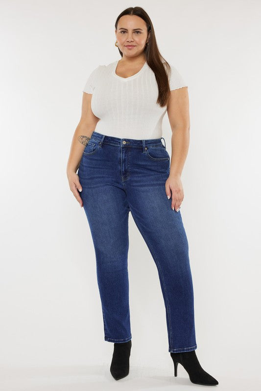 HI Curvy Plus Size Women Open Pack Slim Straight Jeans