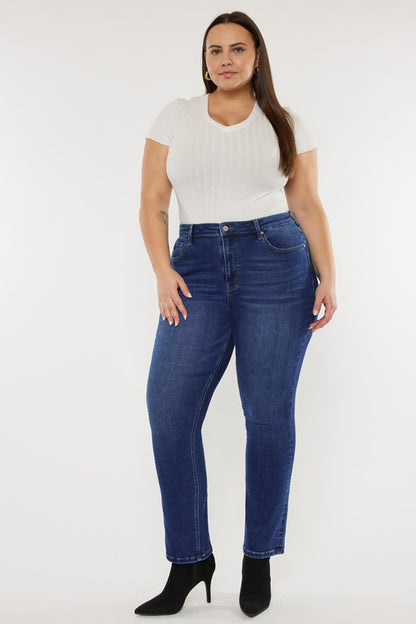 HI Curvy Plus Size Women Open Pack Slim Straight Jeans