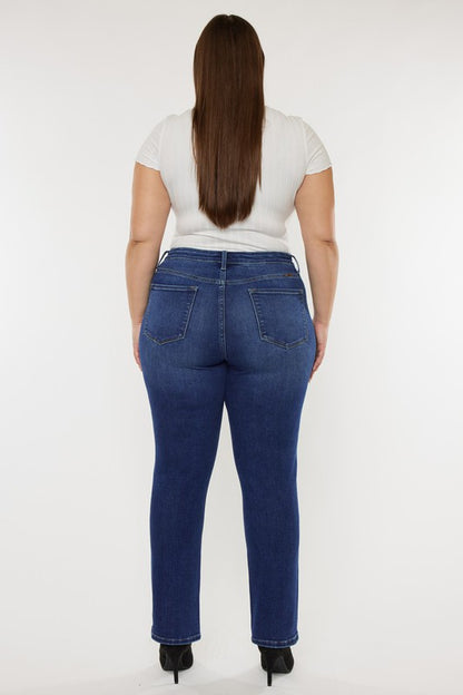 HI Curvy Plus Size Women Open Pack Slim Straight Jeans