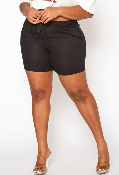 Hi Curvy Plus Size Casual Bermuda Shorts