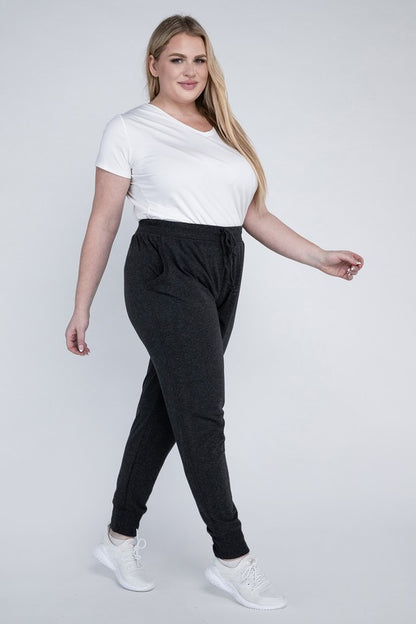 HI Curvy Plus Size Women Drawstring Jogger