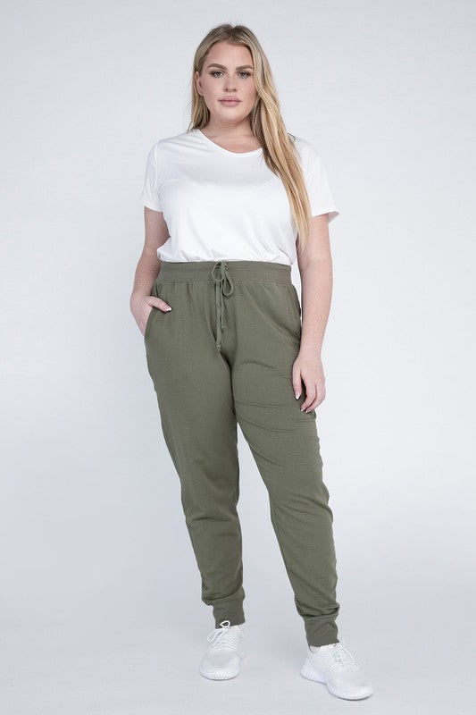 HI Curvy Plus Size Women Drawstring Jogger