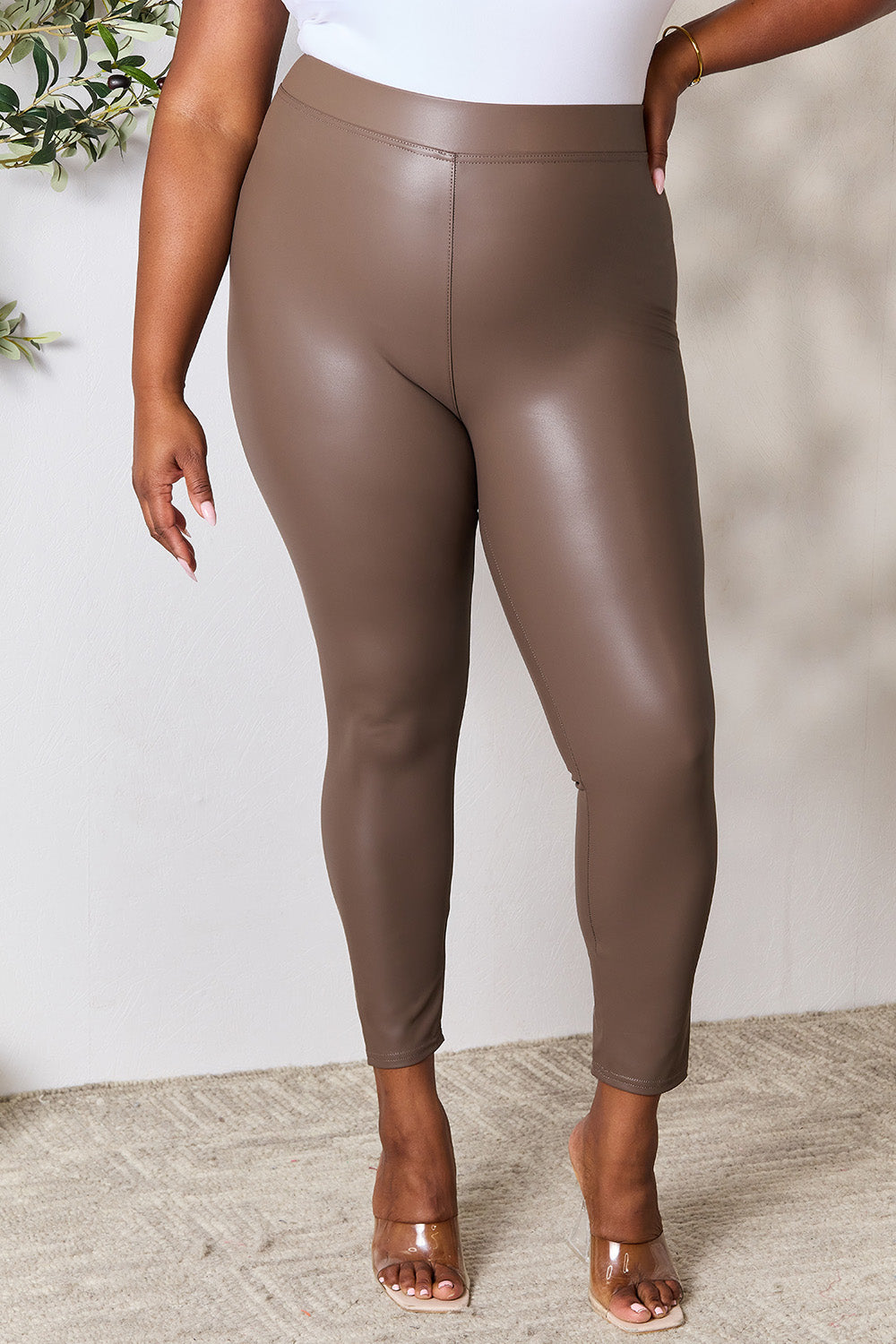 Full Size High Waist Skinny Pants